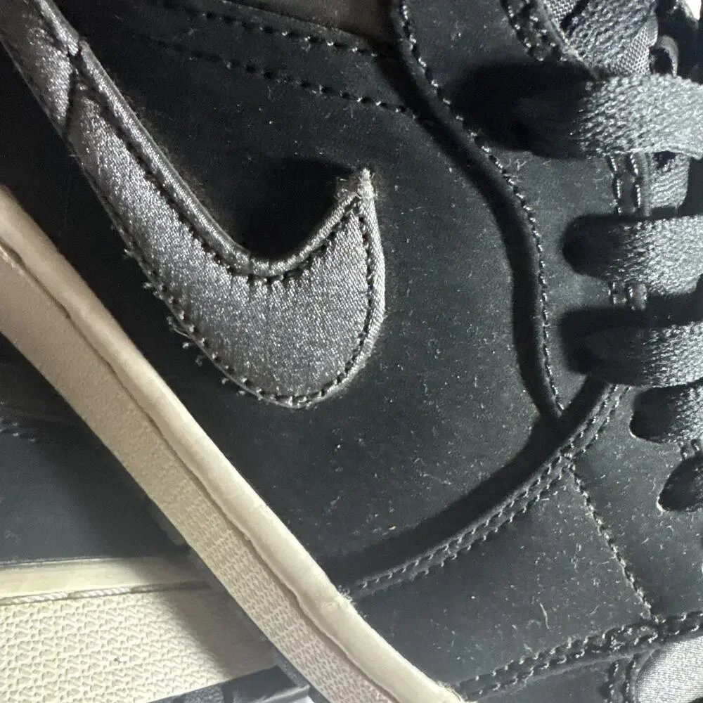 Nike Air Jordan 1 Mid SE Size 9 852542-012 Nylon Black Anthracite